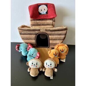 Hallmark Itty Bittys Plush Noah's Ark Stuffed Play Set Animals Bible Story
